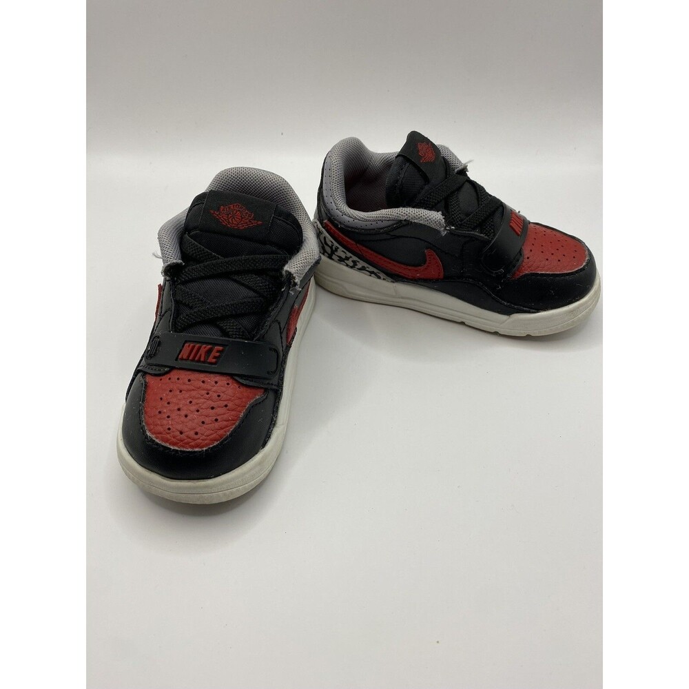 Nike Air Jordan Youth 6C Little Boy Red Black And White - Picture 3 of 10